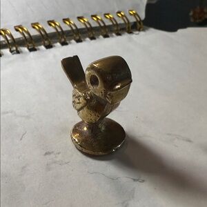 Brass Bird Figurine